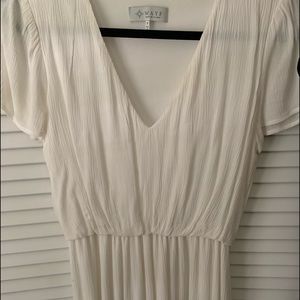 Cream short sleeve Dress